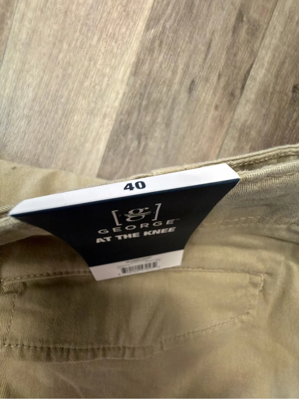 NWT George Men’s Cargo Shorts Size 40 Khaki Tan 10” Inseam